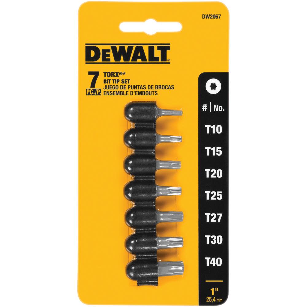 

DEWALT Torx Bit Set 7pc