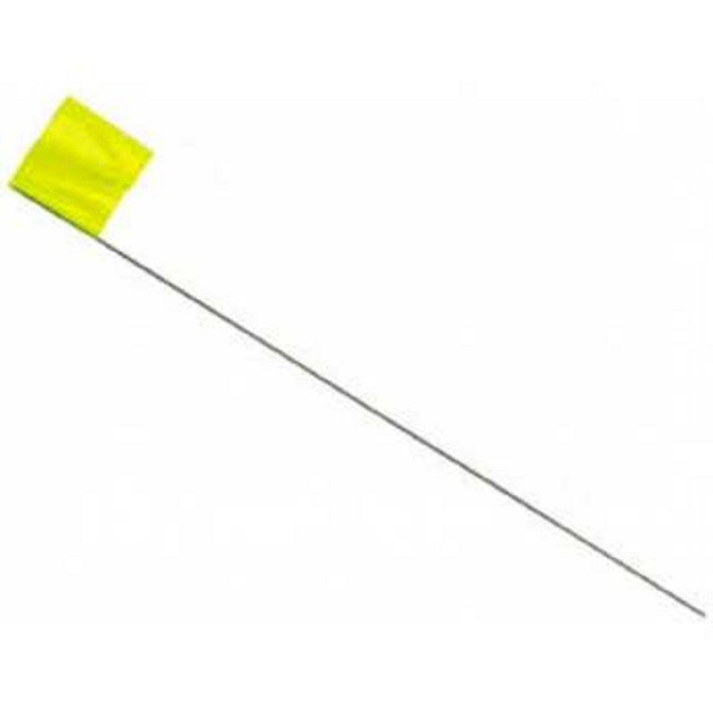

Irwin 2-1/2 In. x 3-1/2 In. x 21 In. Yellow Stake Flags 100 pk.