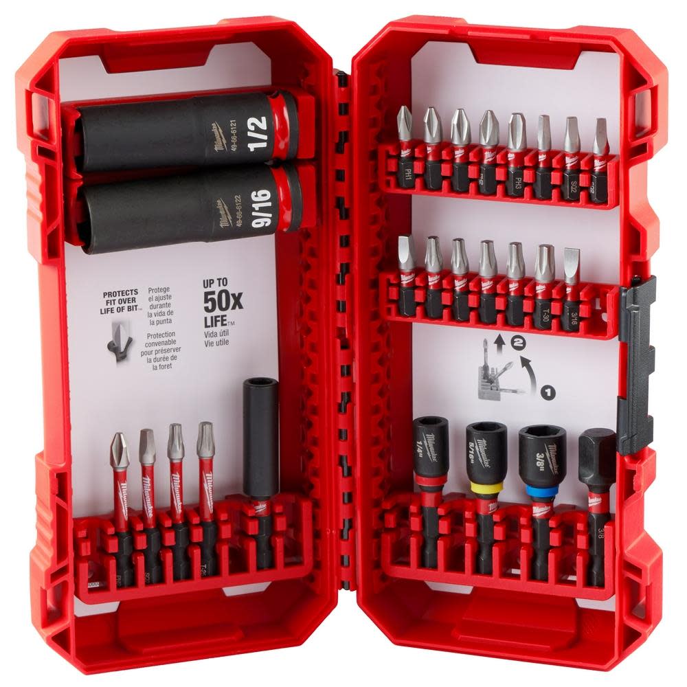 Milwaukee SHOCKWAVE Impact Duty Drive and Fasten Set 26PC