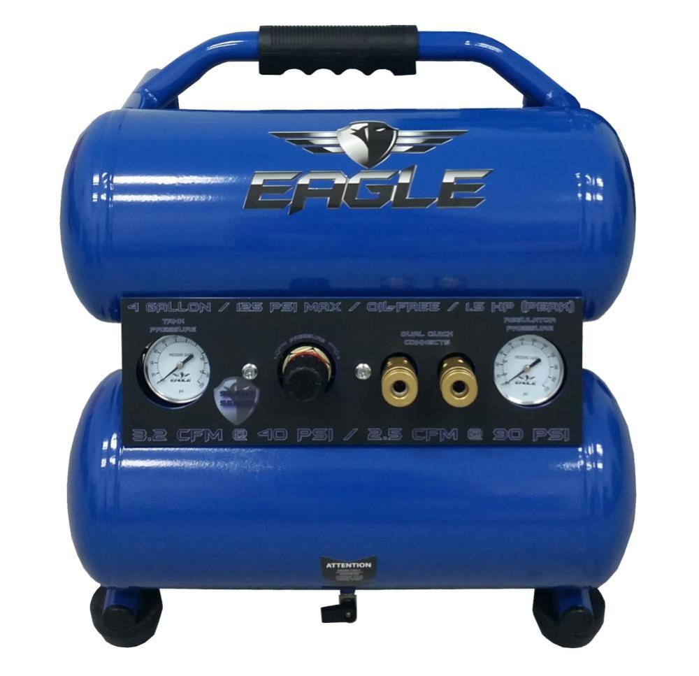 

Eagle Compressor Silent Series 4 Gallon Portable Electric Compressor