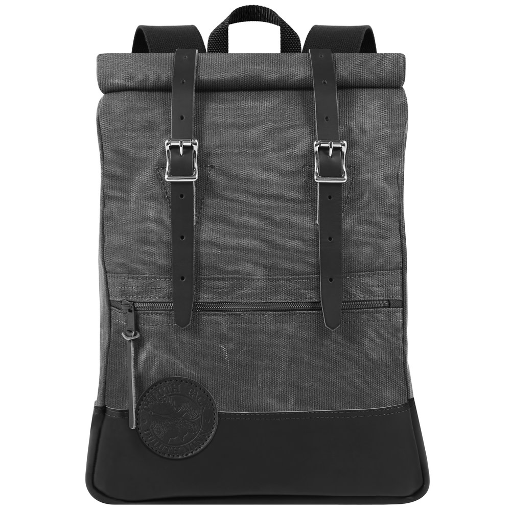 

Duluth Pack Deluxe Roll-Top Scout Backpack - Waxed Grey