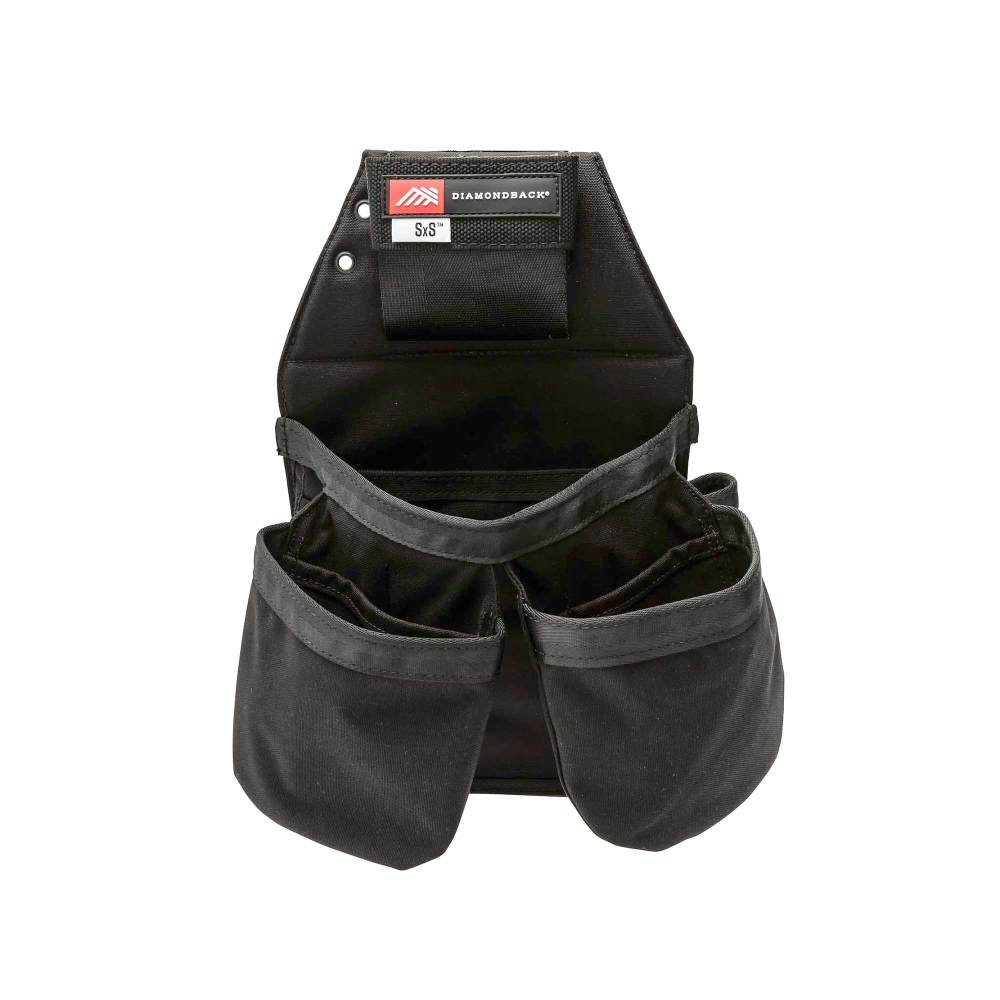 Diamondback Toolbelts Left Side SXS OpenMouth Tool Belt Pouch, Black