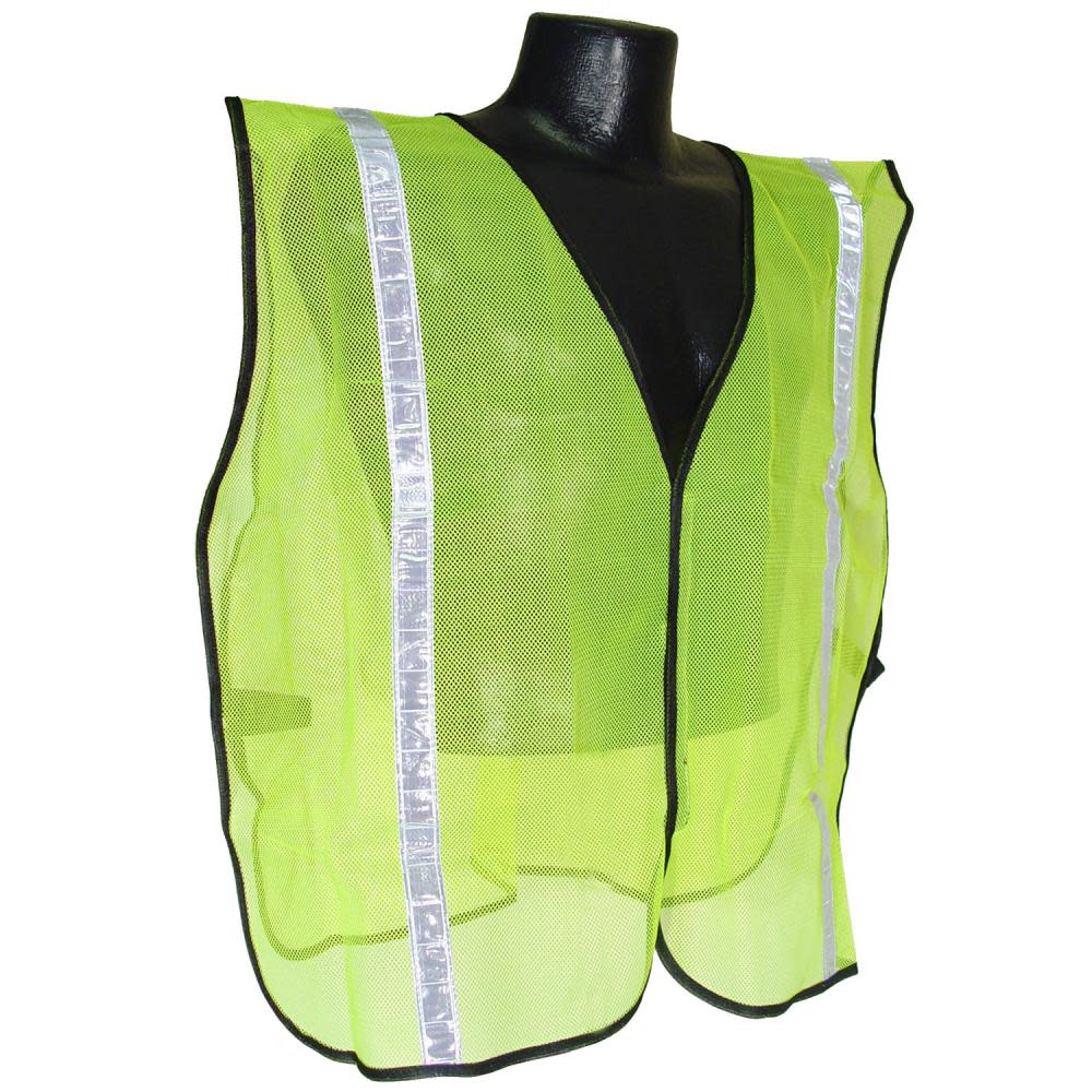 

Radians SV1 Non Rated Safety Vests with 1" Tape Hi Viz Green 2X-5X