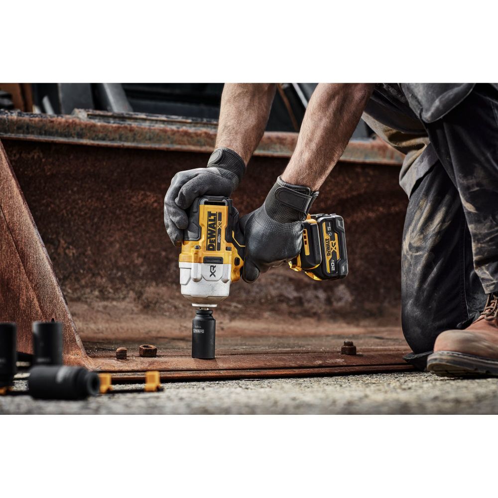 DEWALT 20V MAX XR 1 2 Inch Impact Wrench with Hog Ring Bare Tool DCF961B Acme Tools