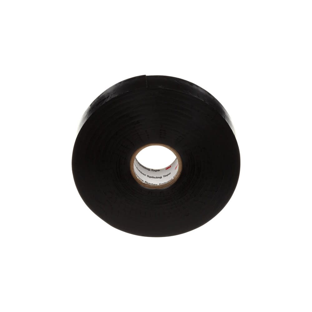 3M Scotch Splicing Tape 0.75in x 30' Linerless Rubber Black