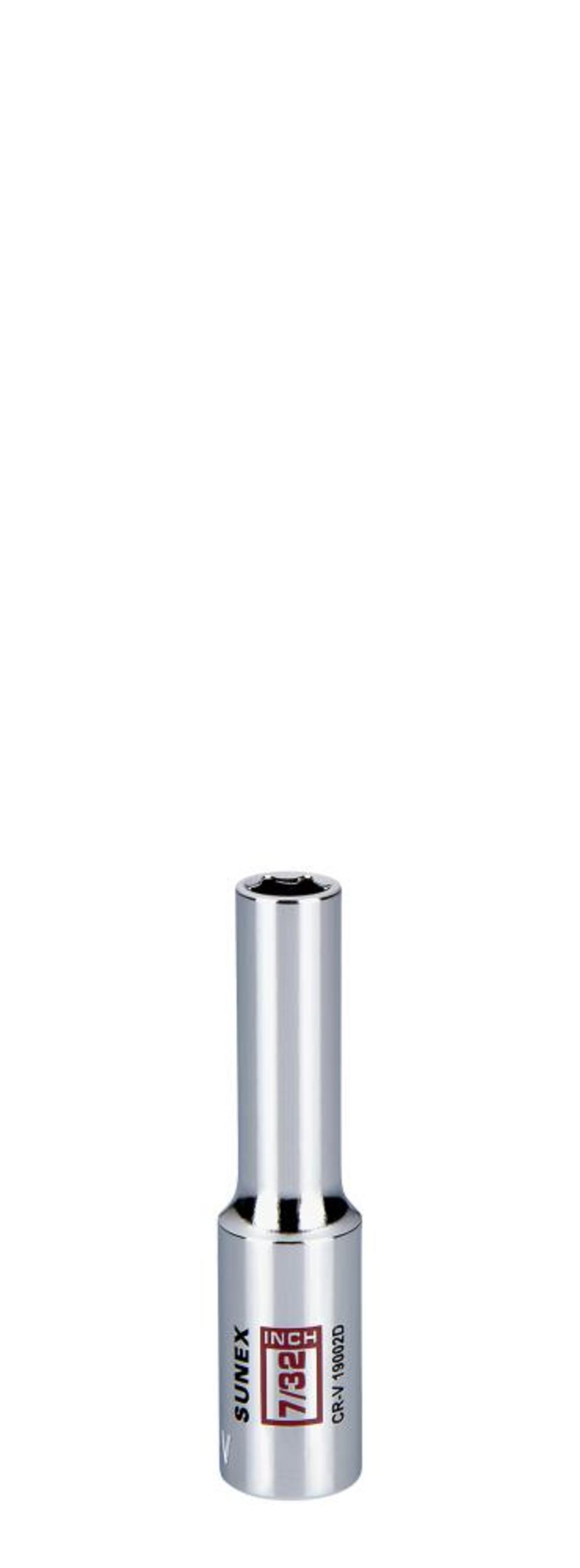 7/32 In. 1/4 In. Drive, Deep Chrome Socket