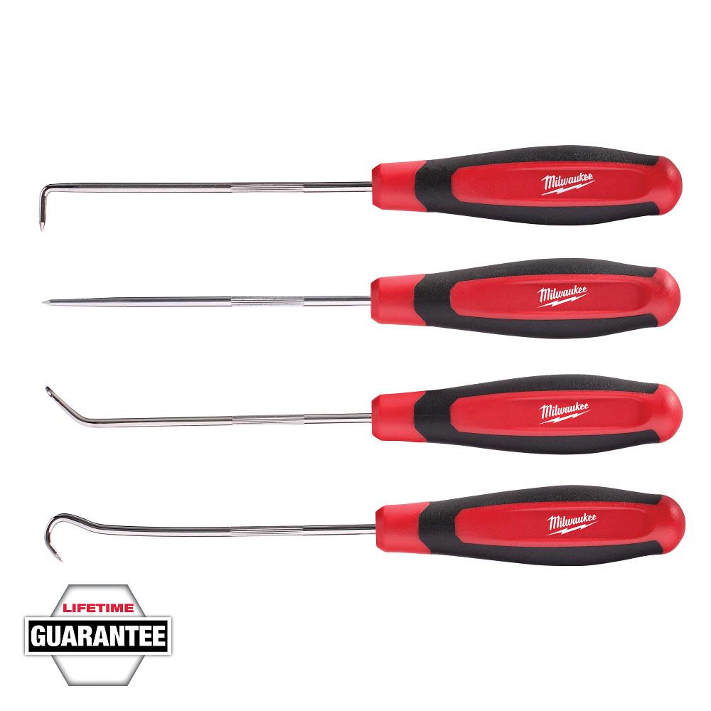 Milwaukee 4pc Hook & Pick Set