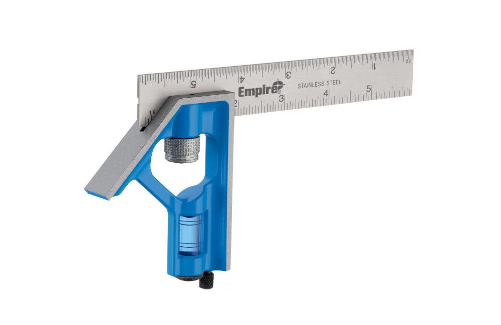 Empire Level 6 in. True Blue Combination Square E255 Acme Tools