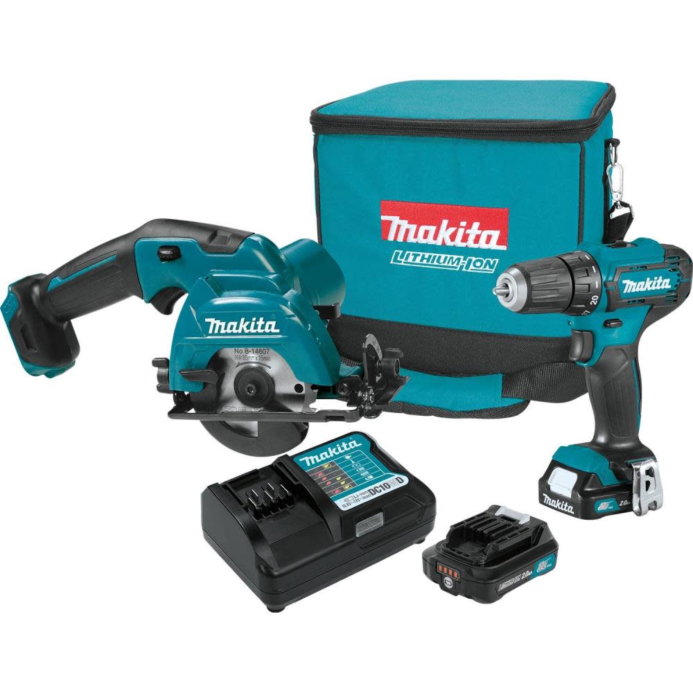 

Makita 12V Max CXT Lithium-Ion Cordless 2-Pc. Combo Kit (2.0Ah)