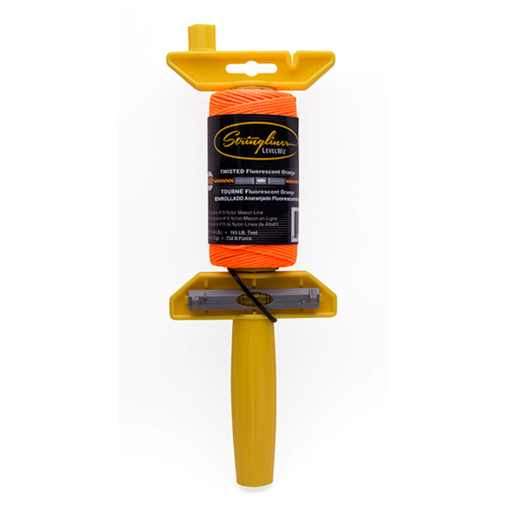 Stringliner LevelWiz Reel 270 ft Twisted Fluorescent Orange 24106