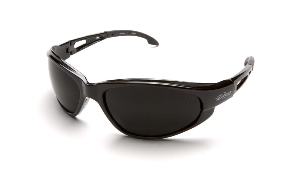 

Edge Dakura Safety Glasses Black Frame Smoke Lens