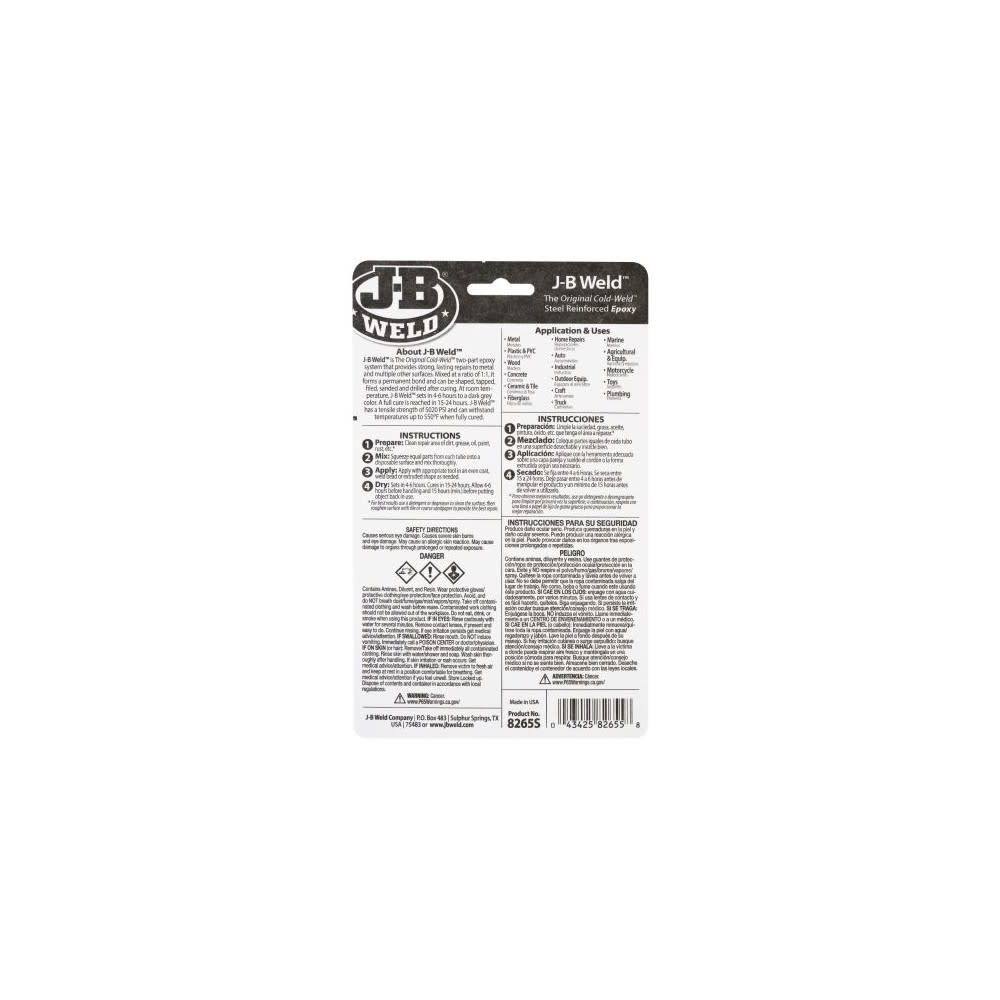 J-B Weld Original Cold Weld 2oz Two Part Steel Reinforced