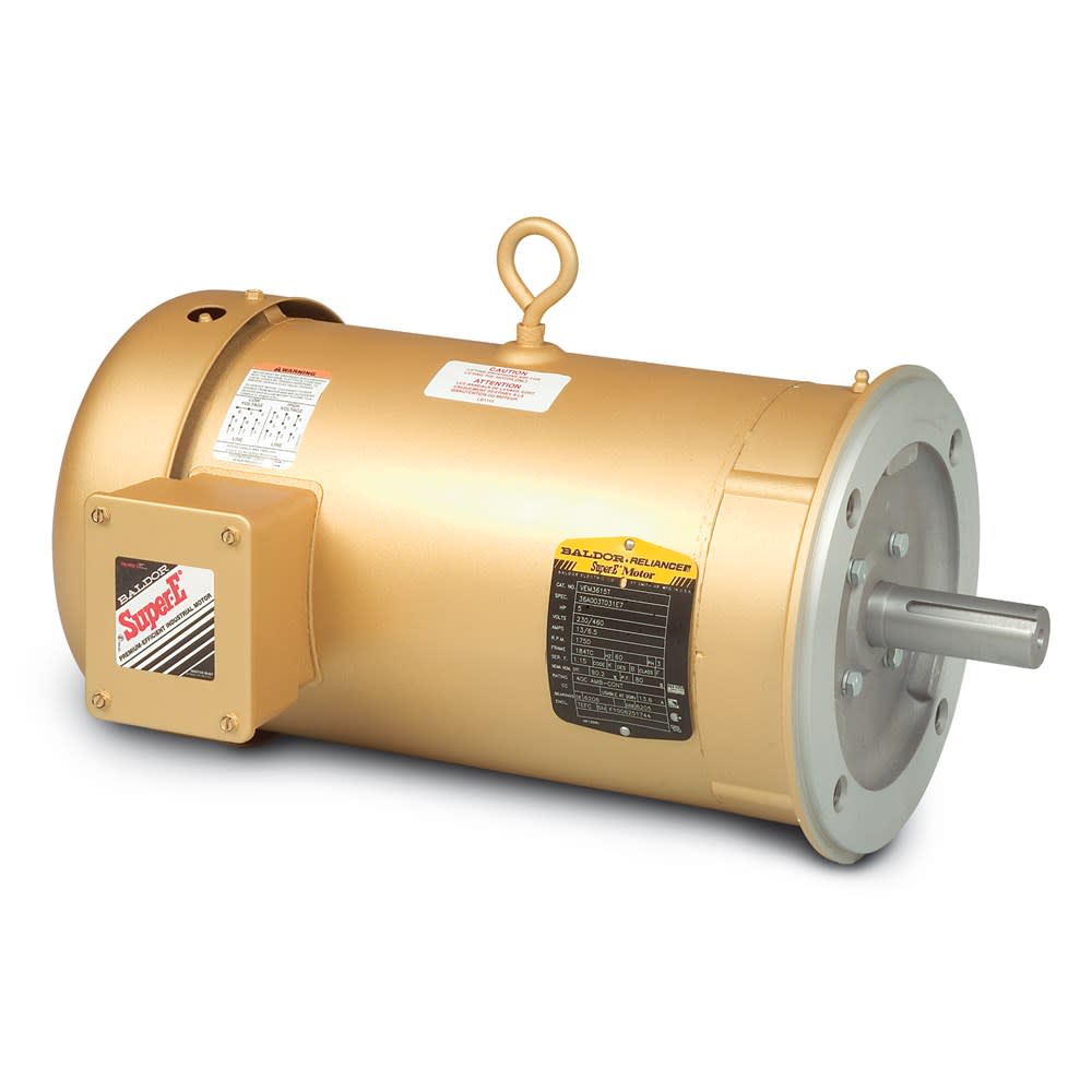 

Baldor-Reliance VEM3561 3HP 1760RPM 3PH 60HZ 56C 3632M TEFC F1 N Motor