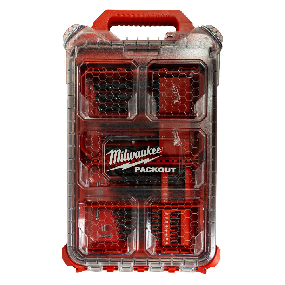 Milwaukee Packout Compact Black Oxide Drill Bit Set 29pc 48