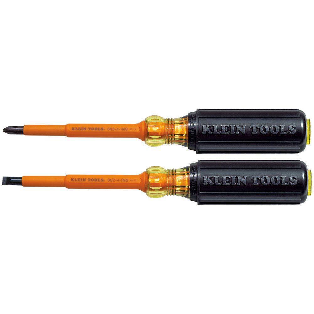 

Klein Tools 2pc 4In Insulated Screwdriver Set