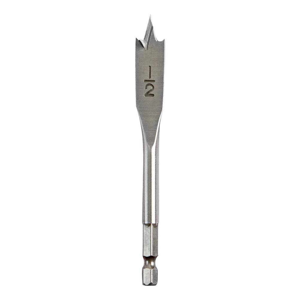 

Milwaukee 1/2" x 4.5" Flat Boring Bit