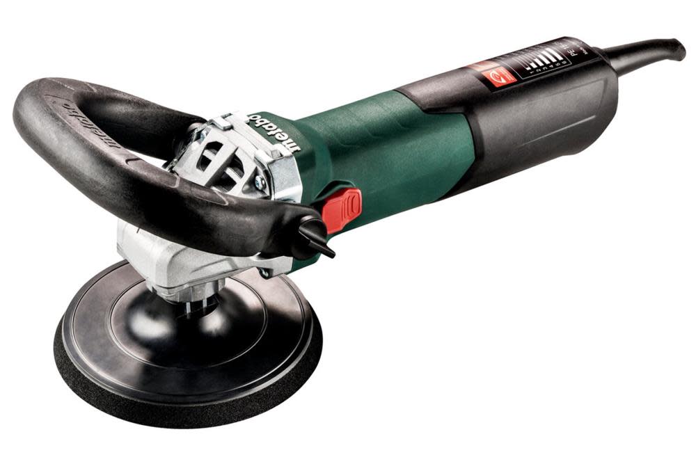 

Metabo 7In 13.5Amp Variable Speed Polisher 3000RPM 13.5 Amp with Lock-On