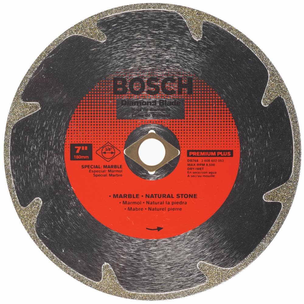

Bosch 7" Premium Plus Continuous Rim Diamond Blade for Clean Cuts