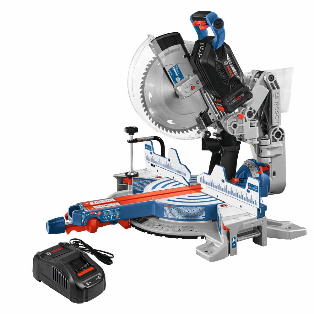 ruler Pastries Prime Minister Bosch PROFACTOR 18V Surgeon 12" Dual-Bevel Glide Miter Saw Kit with 1  CORE18V 8.0 Ah PROFACTOR Performance Battery GCM18V-12GDCN14 from BOSCH -  Acme Tools