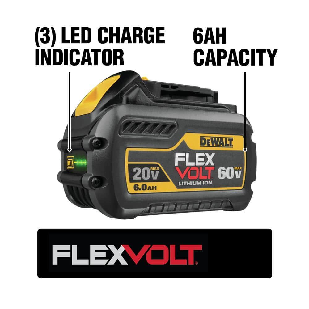 Dewalt 60v Battery DEWALT FLEXVOLT 20V/60V MAX Lithium-Ion