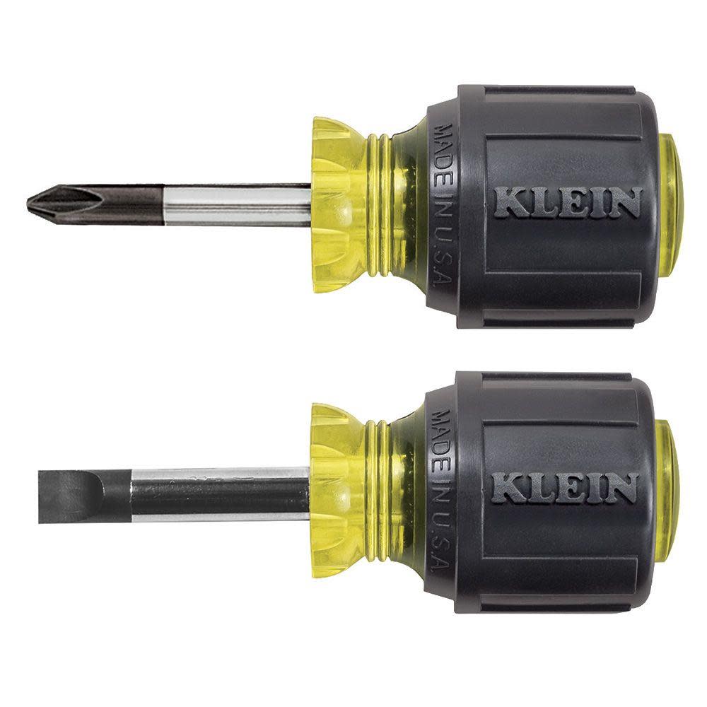 

Klein Tools 2 Piece Stubby Screwdriver Set