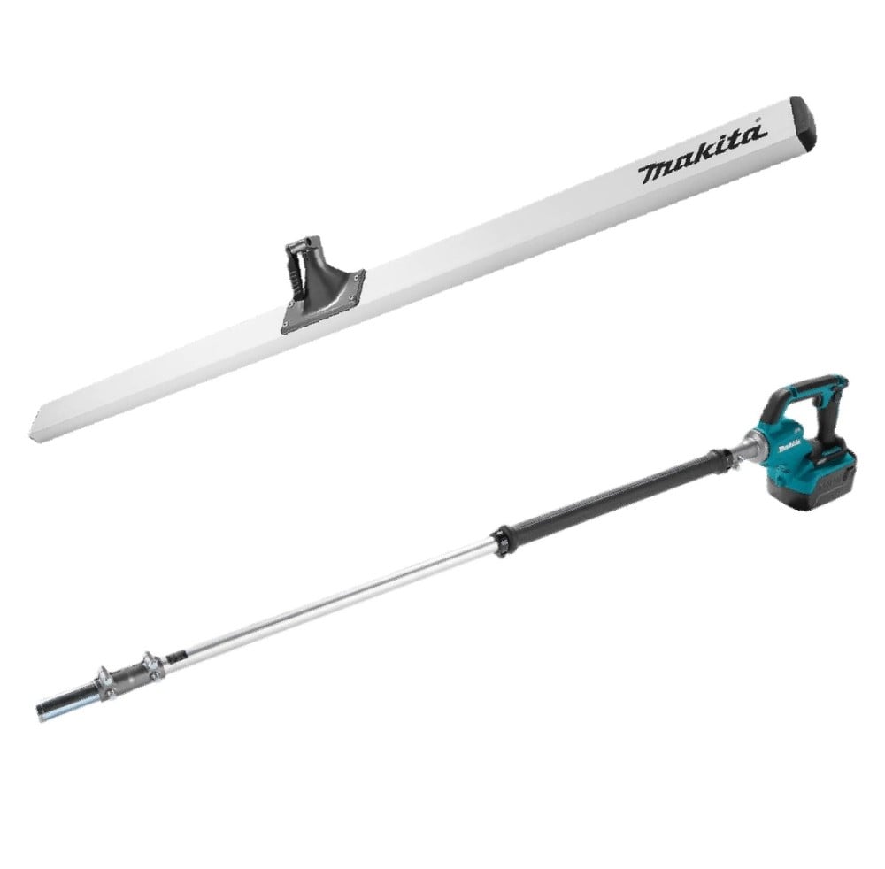 View Makita 40V max XGT Brushless Cordless Vibratory Concrete Screed (Bare Tool) & Vibratory Screed Bar Bundle