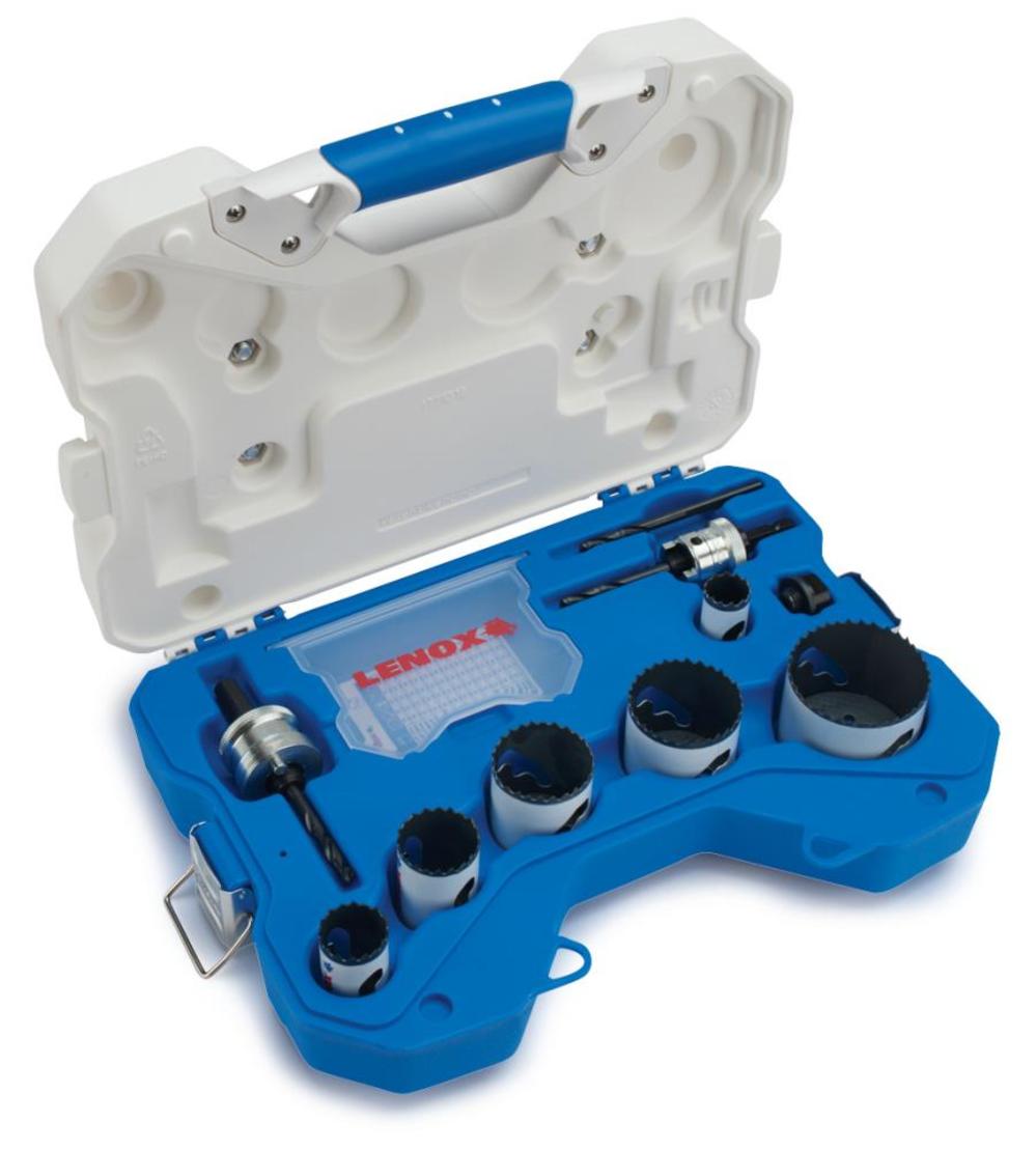Bi-Metal Speed Slot Electricians Hole Saw Kit 10 Pc. - 30800-600L - By Brand  sku 30800-600L