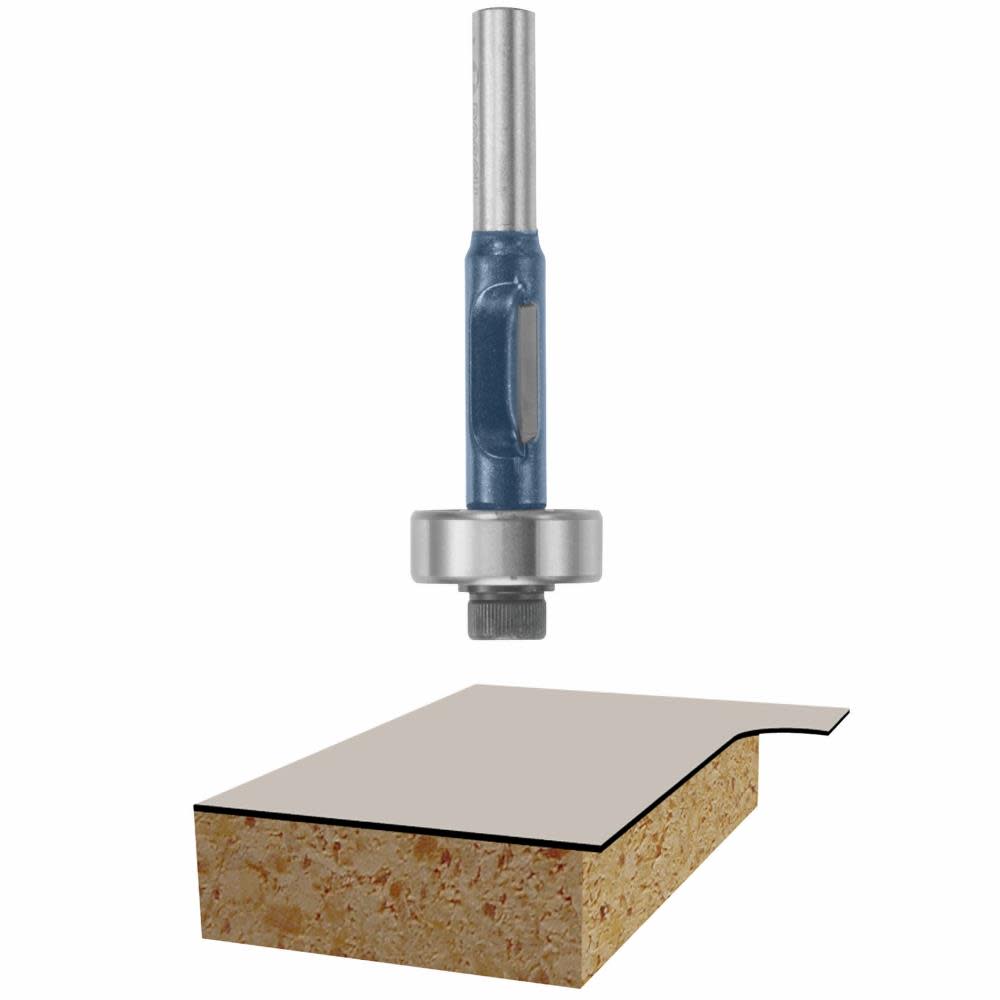 

Bosch 3/16 In. Carbide Tipped 1-Flute Overhang Cutoff Bit