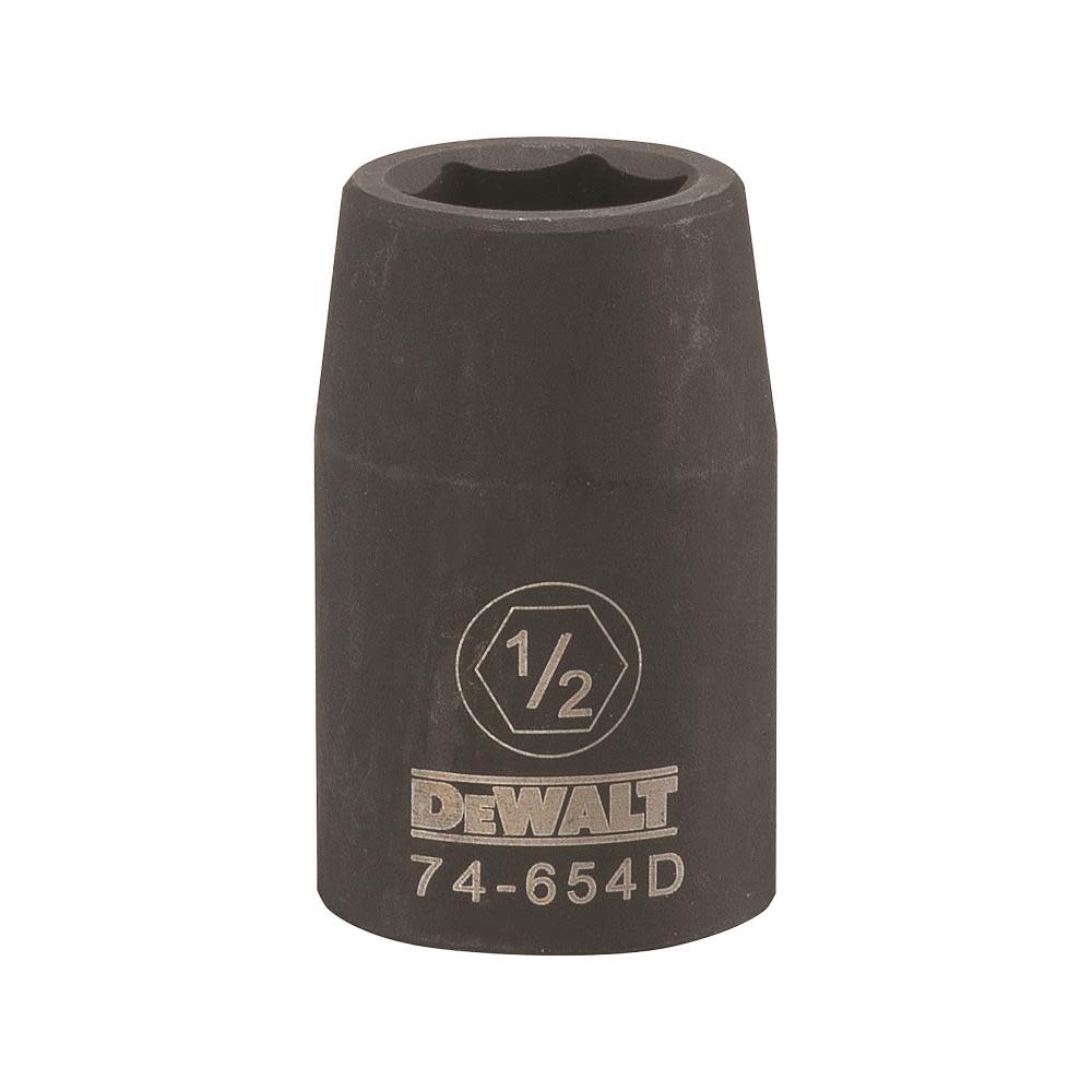 

DEWALT 1/2 Drive X 1/2 6PT Standard Impact Socket