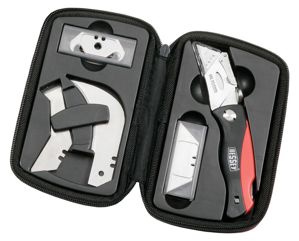 

Bessey Utility Knife Set with Zippered Nylon Case