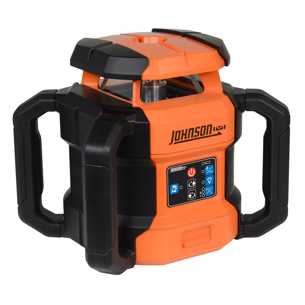 Johnson Level Red Dual Slope Rotary Laser Kit JRT300-RDHV-K