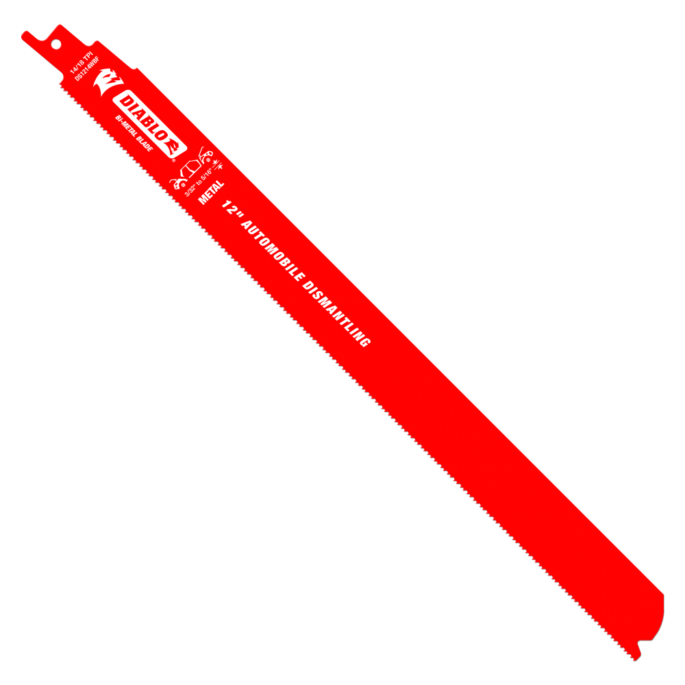 

Diablo Tools 12" Bi Metal Reciprocating Blade for Auto Dismantling 25pk