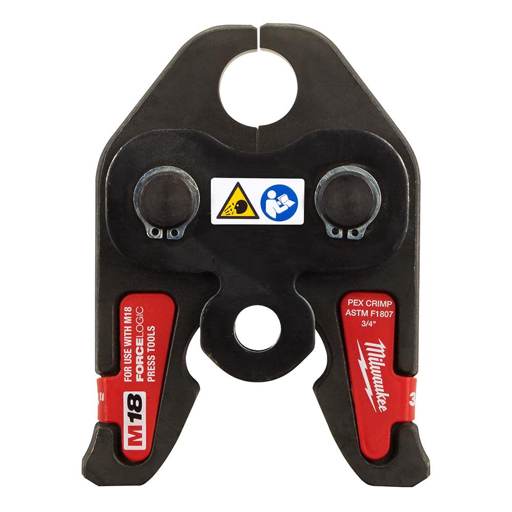 Milwaukee 3/4inch PEX Crimp (F1807 & F2159) Jaw for M18 FORCE LOGIC Press Tools
