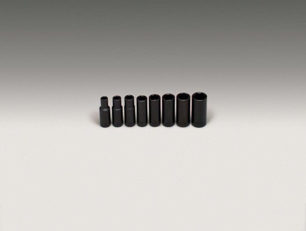3/8 In. Dr., 8 pc. Deep Impact Socket Set 5/16 In. to 3/4 In. - 314W - By Brand  sku 314W