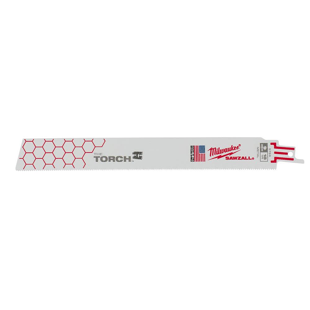 Milwaukee 9 in. 18 TPI THE TORCH SAWZALL Blade 5PK