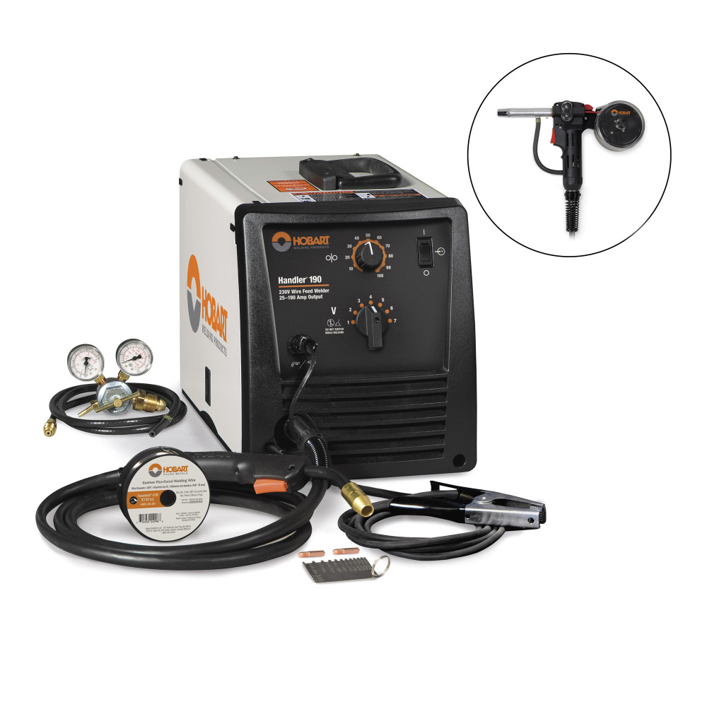 

Hobart Handler 190 MIG Welder 230VAC 60Hz with SpoolRunner 100