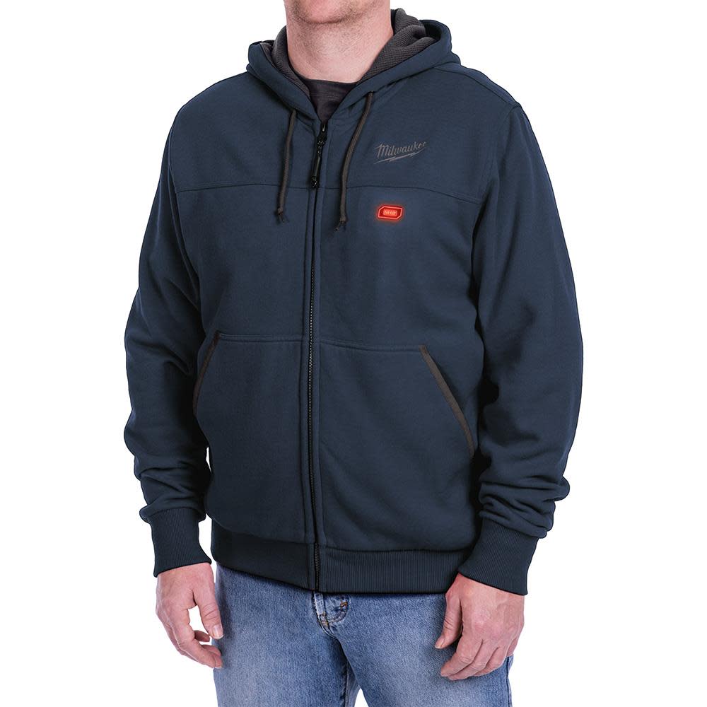 Milwaukee M12 Heated Hoodie 2X (Navy Blue) 302BL-202X Acme Tools