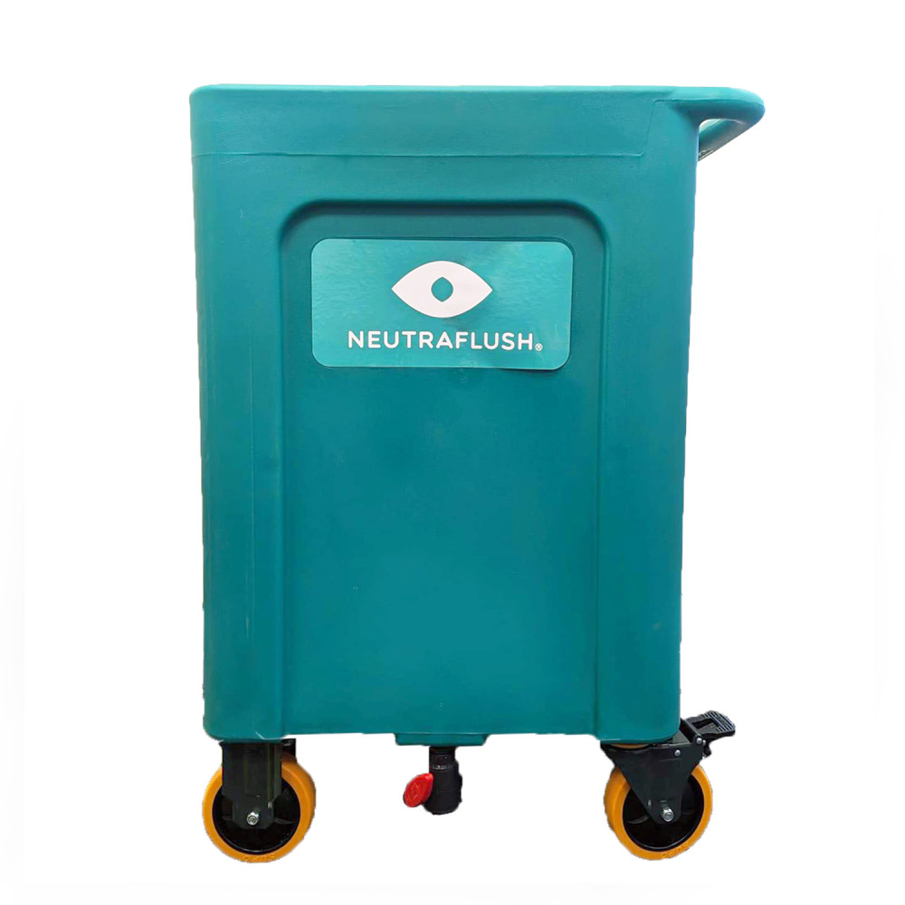 Aero Healthcare NeutraFlush Rolling drain cart stand for 16 Gallon Eyewash Station