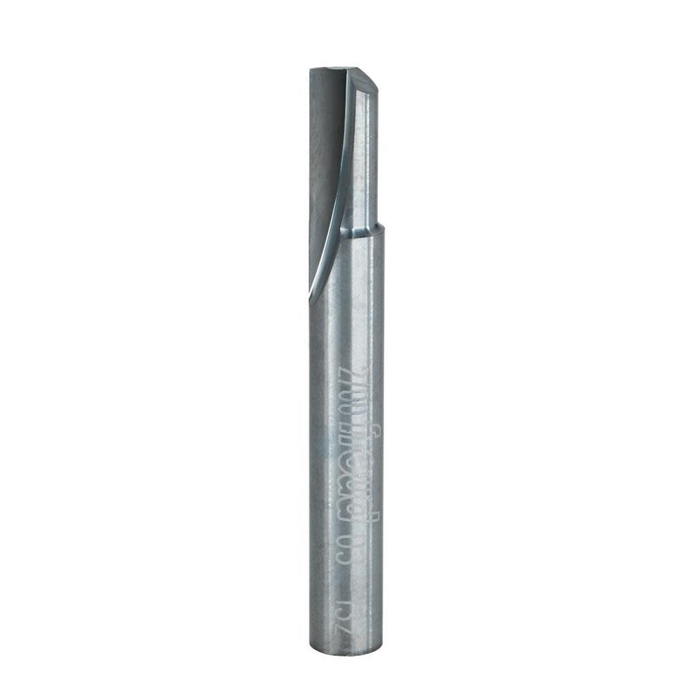 Freud 1/4 In. (Dia.) Single Flute Straight Bit with 1/4 In. Shank