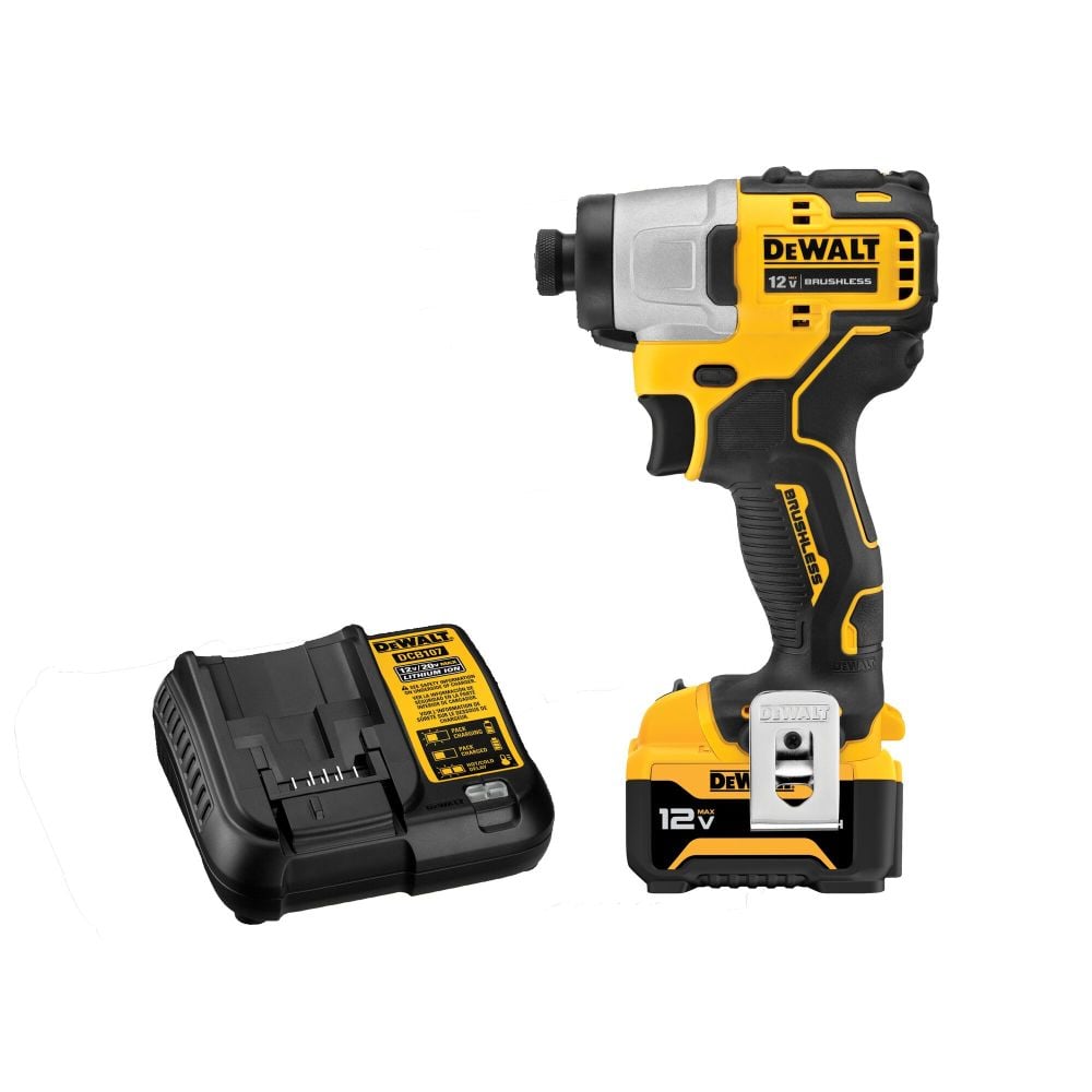 View DEWALT XTREME 12V MAX Brushless 1/4 Inch Impact Driver Kit