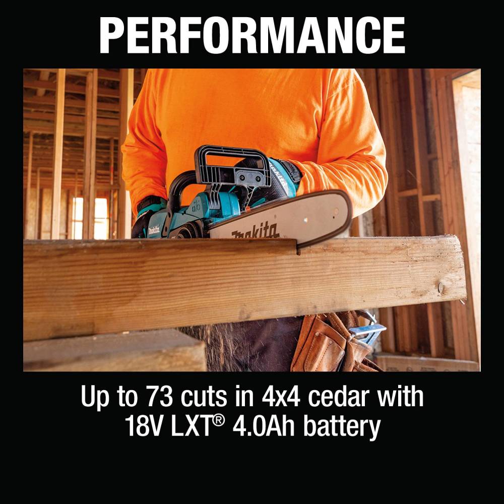 Makita 18V LXT 14 Inch Chain Saw Cordless 4Ah Kit XCU11SM1