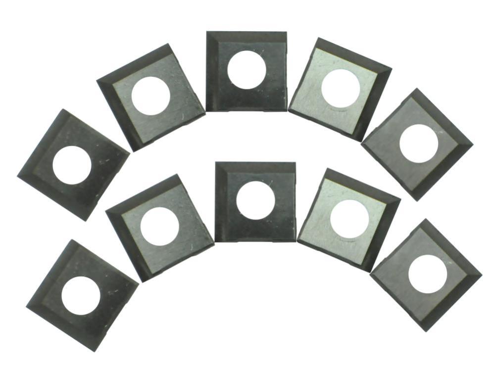 Rikon Carbide 2-Edge Inserts for 20-600H 25-131H 25-130H Planer 10 PK