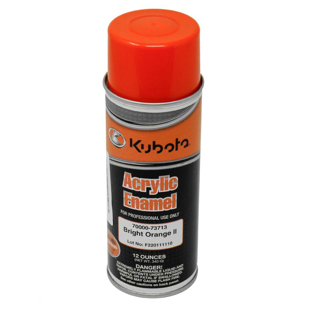 Kubota Parts 12 Oz II Touch Up Spray Paint, Bright Orange 70000