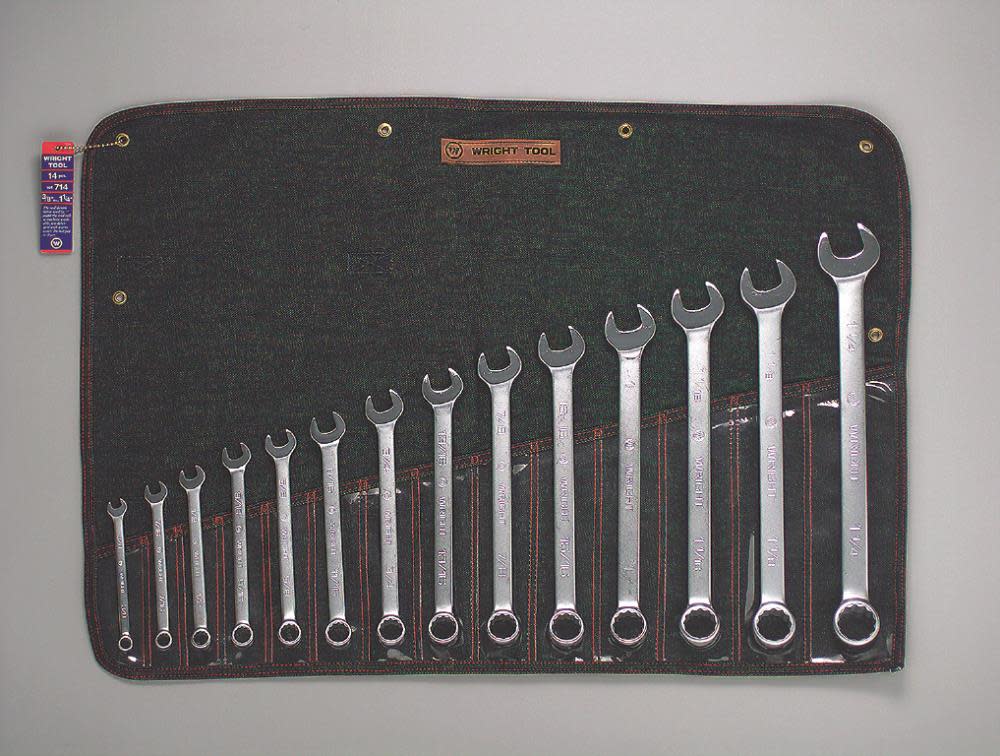 

Wright Tool 14 pc. Combination Wrench Set 3/8 in. to 1-1/4 In.