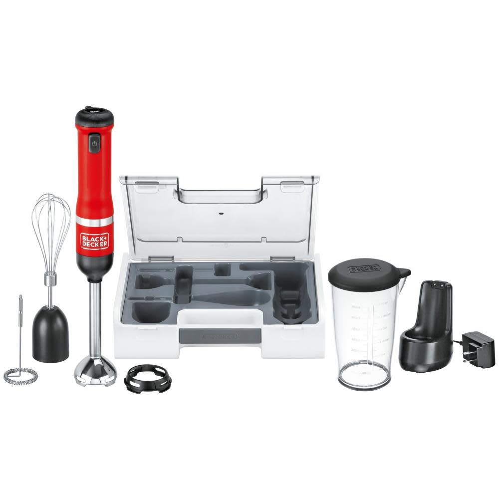 Black and Decker kitchen wand Cordless 3 in 1 Kitchen Multi Tool Red