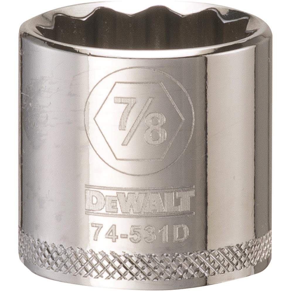

DEWALT Socket 12 Point 3/8" Drive 7/8" SAE