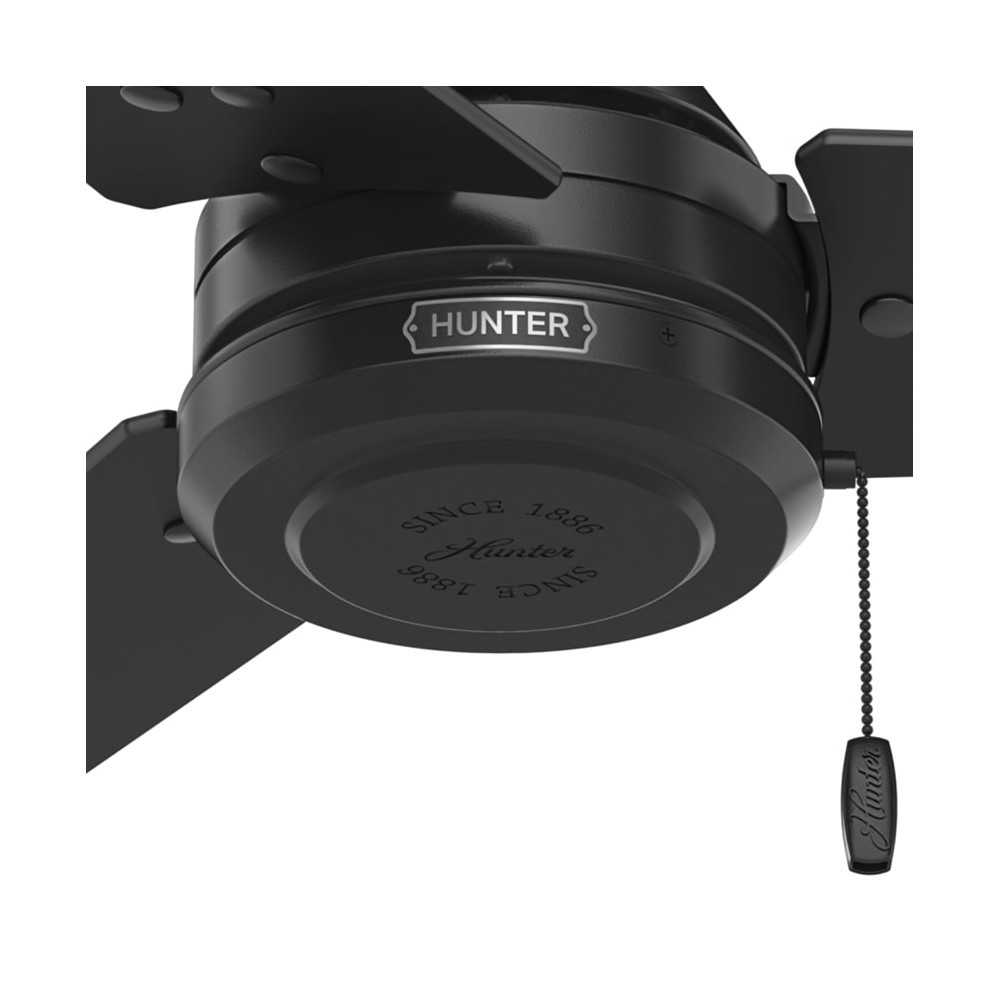 ☆mi-ru⭐︎ Hunter Fan Cassius Ceiling Fan 52in Matte Black/Grey Walnut