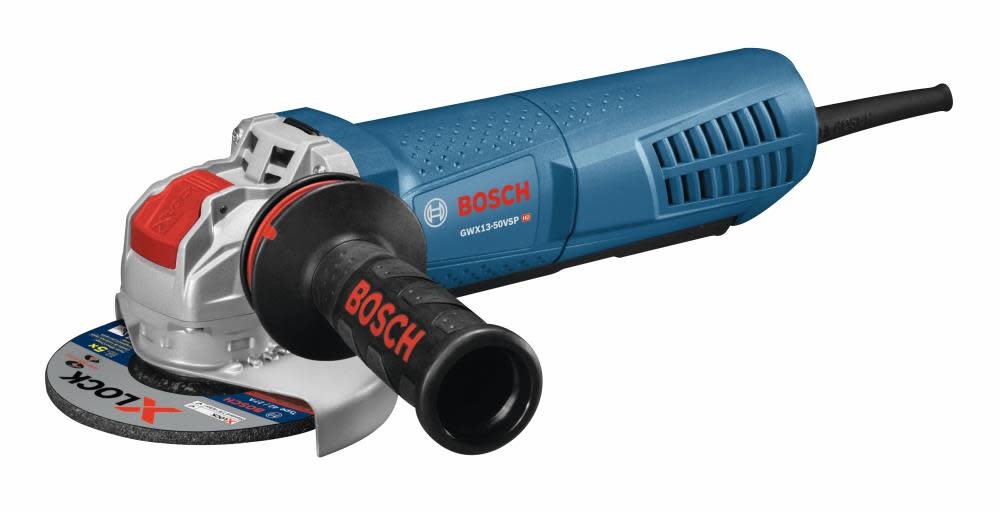 

Bosch 5 In. X-LOCK Variable-Speed Angle Grinder with Paddle Switch
