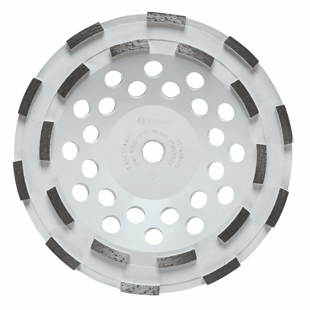 

Bosch 7 In. Double Row Segmented Diamond Cup Wheel