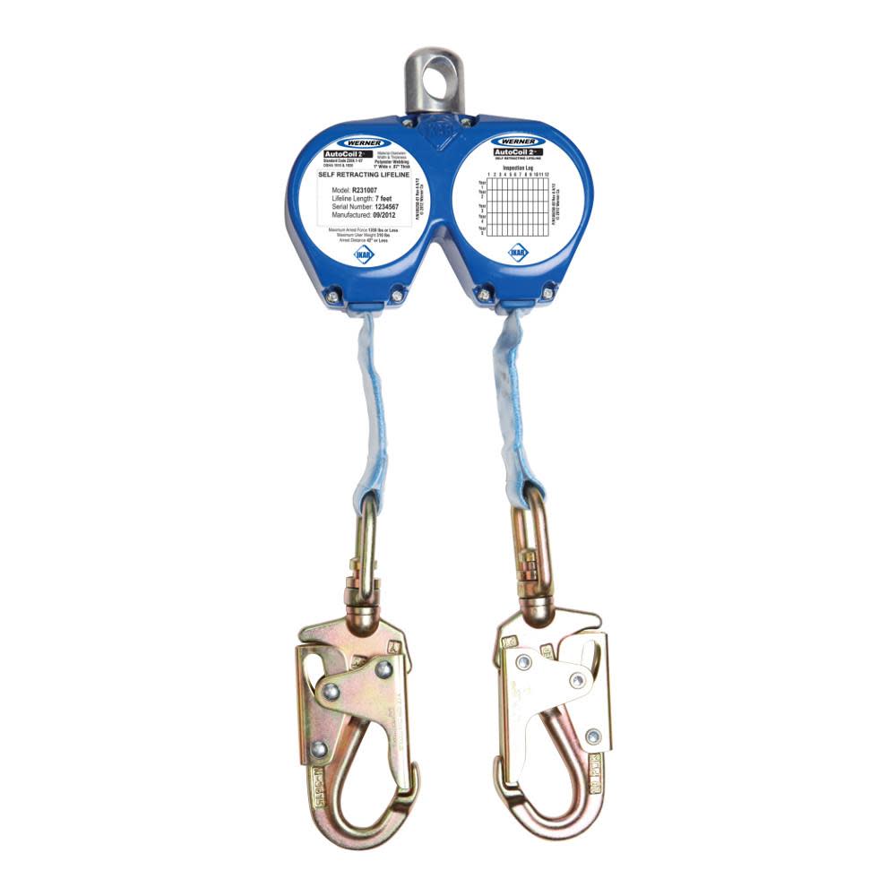 

Werner 7 ft Dual Leg Web Self-Retracting Lifeline